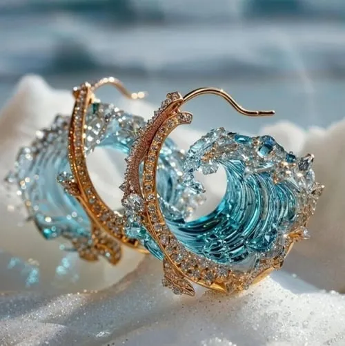 OceanSpirit Halskette – Elegante maritime Halskette in Gold/Silber Skanto