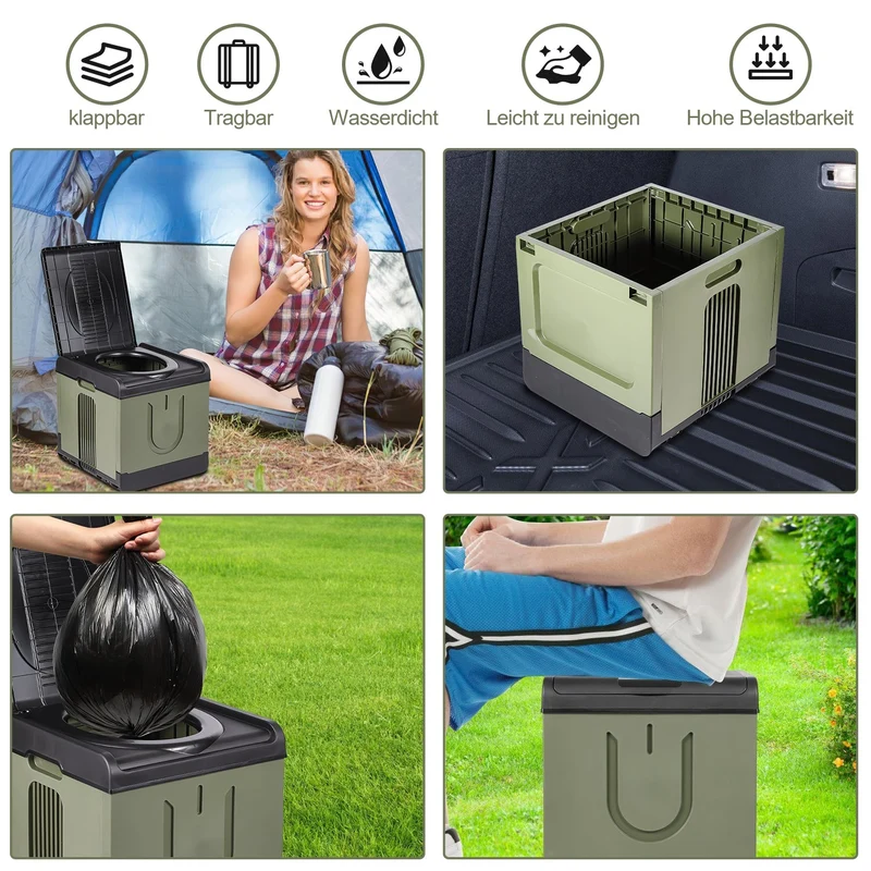 Faltbare Campingtoilette | Skanto