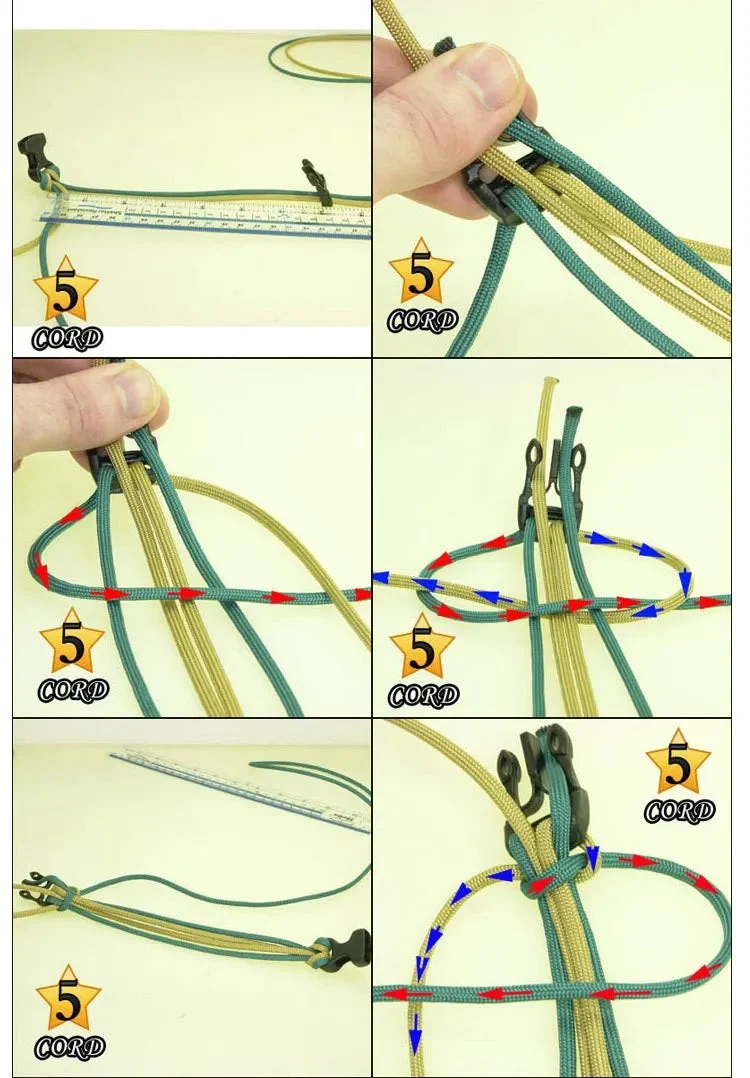15-in-1 Survival Paracord Armband | Skanto