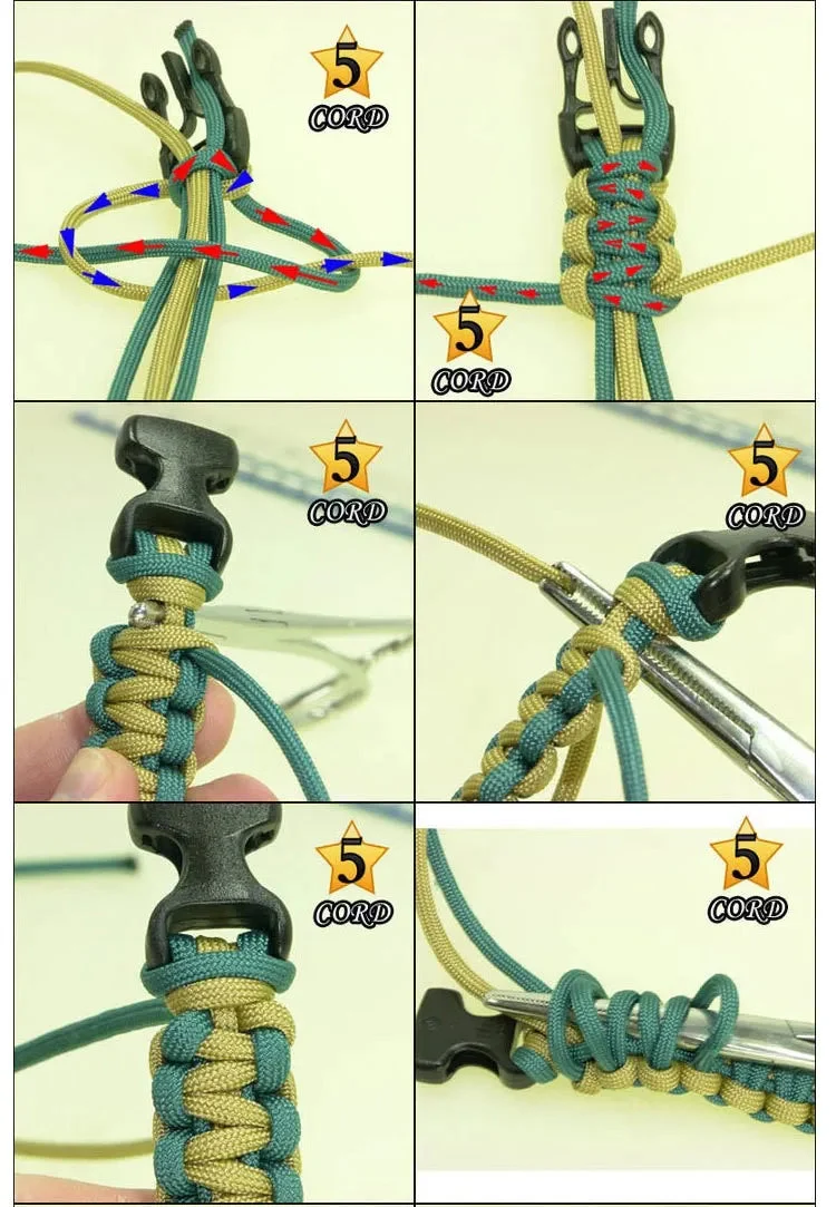 15-in-1 Survival Paracord Armband | Skanto