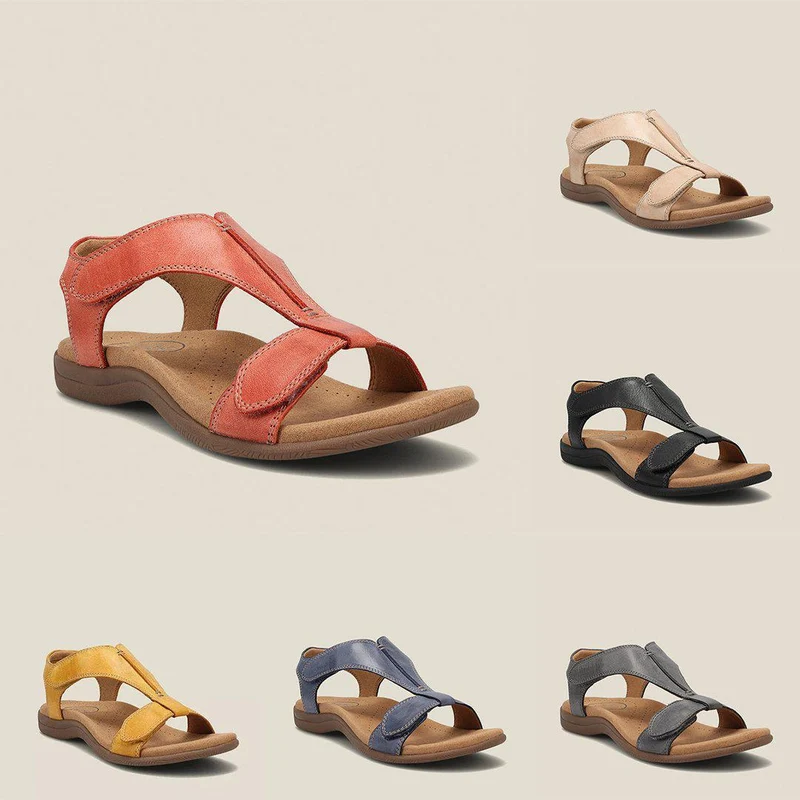 Rinah - Orthopädische Ledersandalen