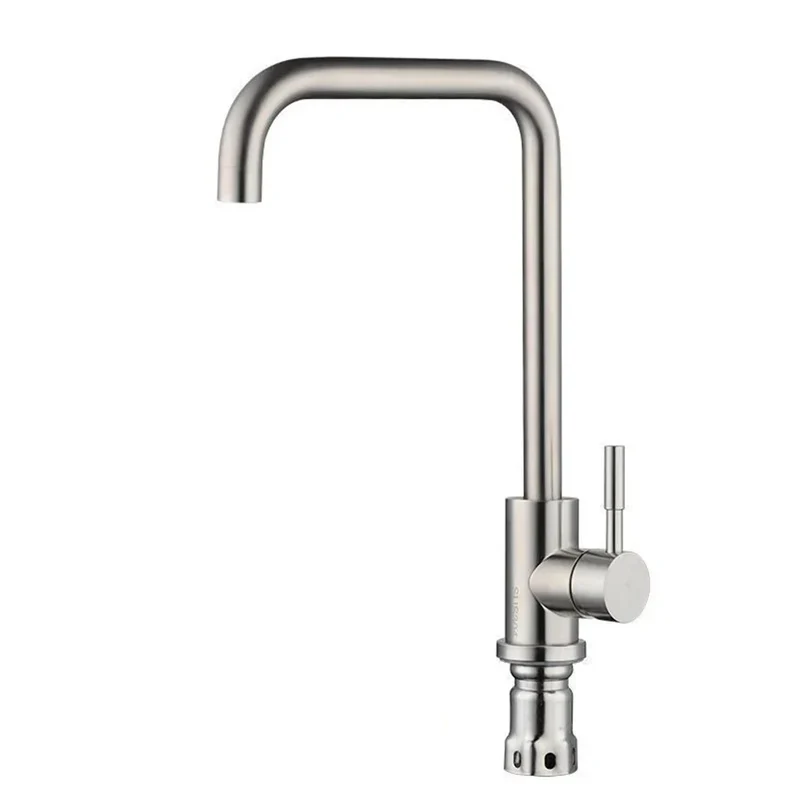 Edelstahl-Armatur – Hochwertige, rostfreie Armatur mit schwenkbarem Auslauf, langlebig und leicht zu reinigen, ideal für moderne Küchen | Skanto
