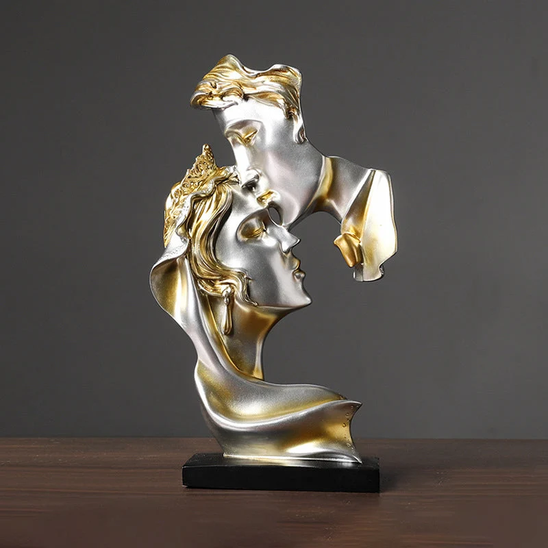 Küssendes Paar Doppelseitiges Ornament | Skanto