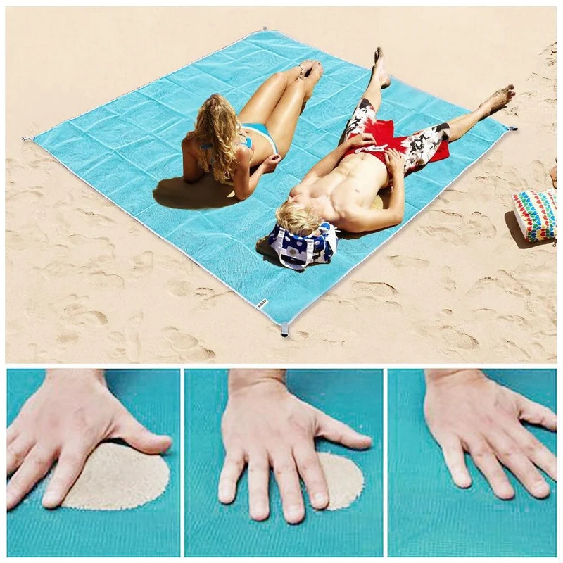 Skanto | XXL Sandfreies Strandtuch | Sand Sheet® | 200x200