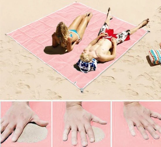 Skanto | XXL Sandfreies Strandtuch | Sand Sheet® | 200x200