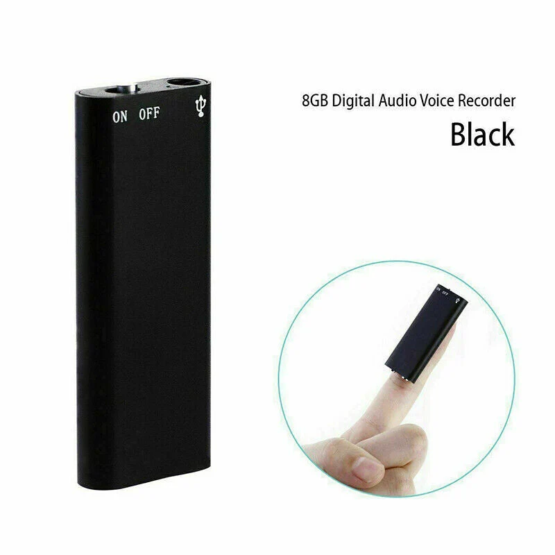 Skanto | Mini Diktiergerät – Mini Audio Recorder – Mini Aufnahmegerät – Kleinster versteckter Audio Recorder