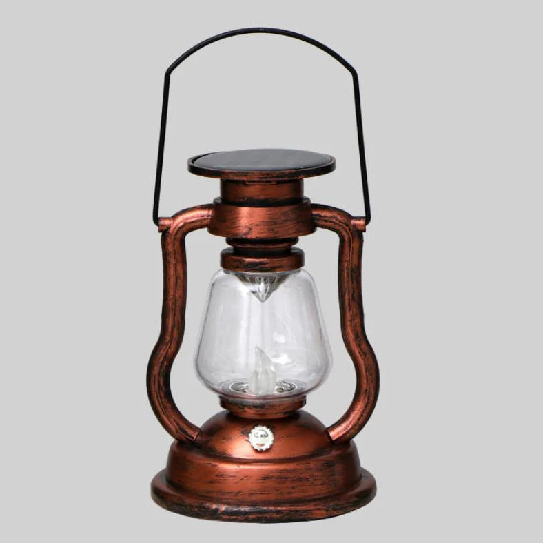 Skanto Solar Retro Kerosinlampe Pferdelampe LED Outdoor Garten Terrasse Dekoration Tragbares Flammen-Kerzenlicht | Skanto
