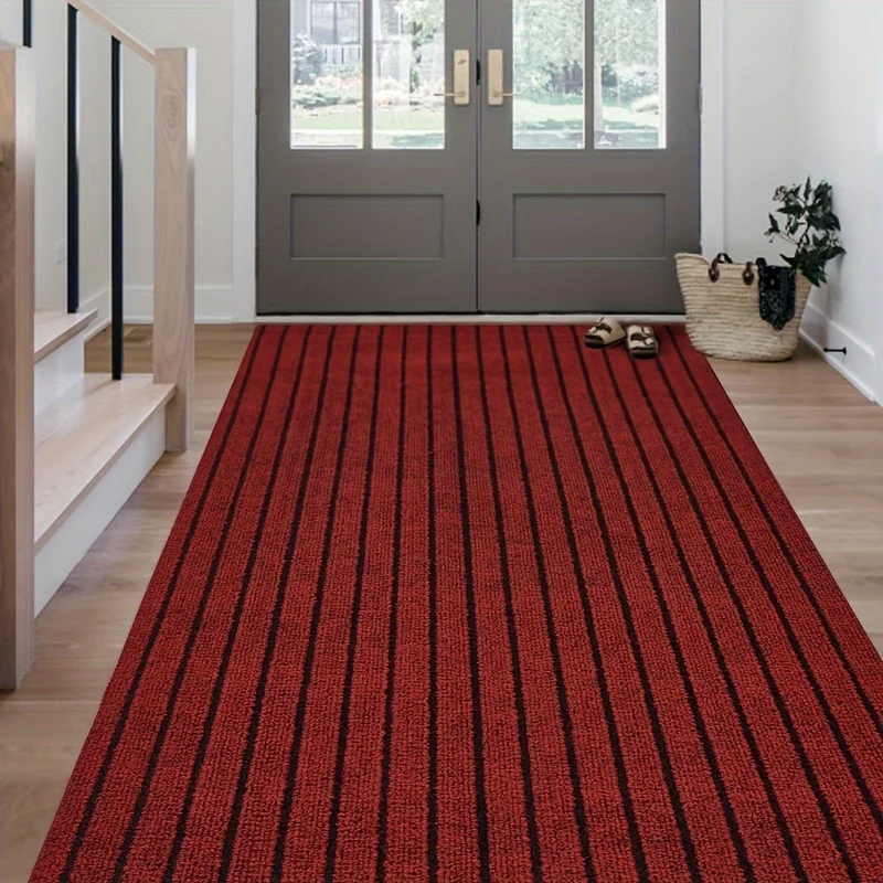 Rutschfester Läufer – Waschbarer Teppich mit Gummirücken für Innen- und Außenbereich | Perfekt für Flur und Balkon | Skanto
