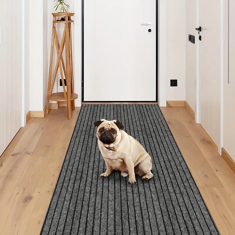 Rutschfester Läufer – Waschbarer Teppich mit Gummirücken für Innen- und Außenbereich | Perfekt für Flur und Balkon | Skanto