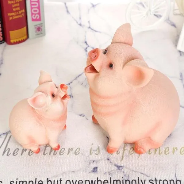 Realistisches fröhliches Sparschwein | Skanto