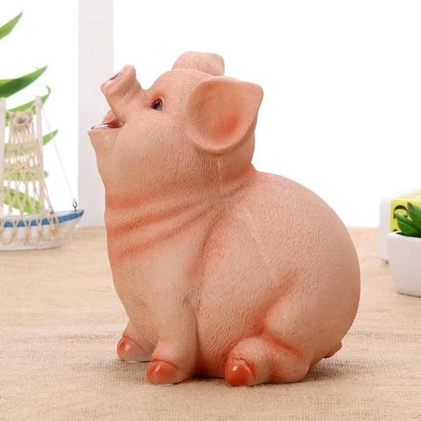 Realistisches fröhliches Sparschwein | Skanto