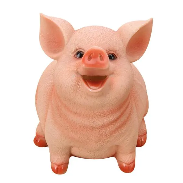 Realistisches fröhliches Sparschwein | Skanto