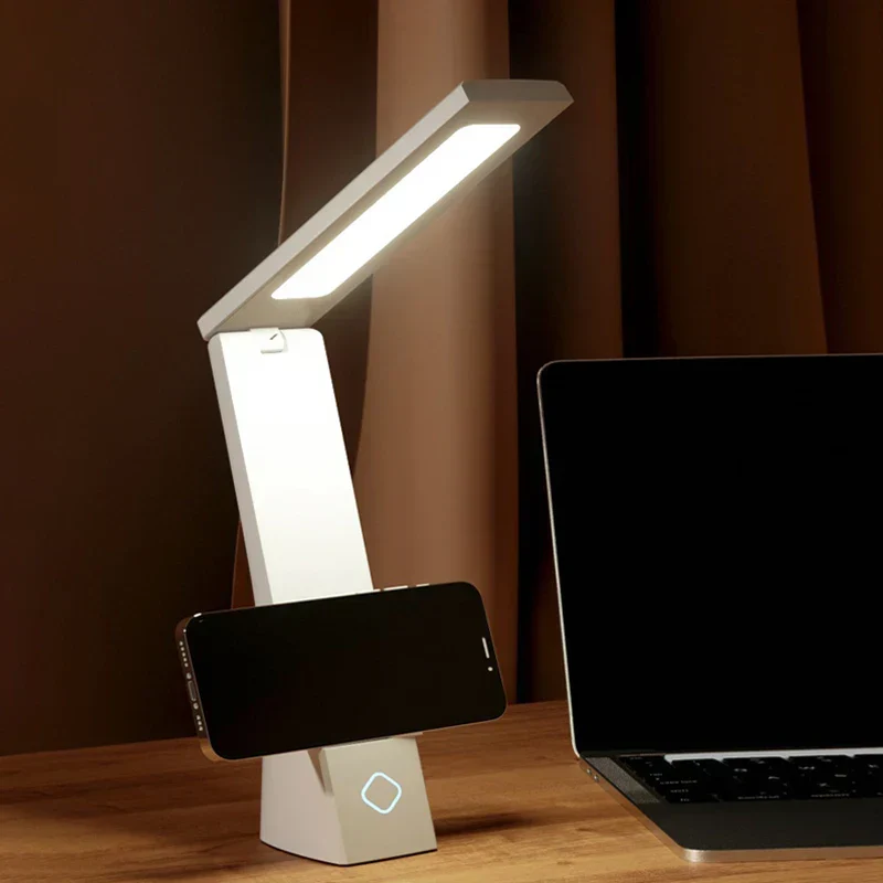 Dimmbare LED-Schreibtischlampe mit flexiblem Arm – Moderne USB-Schreibtischleuchte für das Büro | Skanto