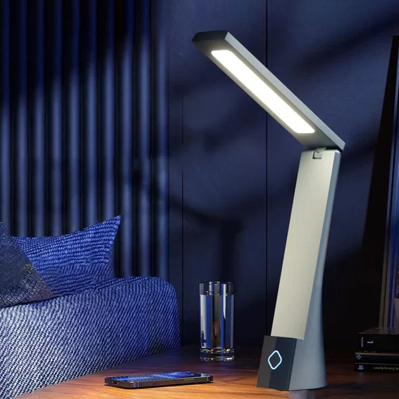 Dimmbare LED-Schreibtischlampe mit flexiblem Arm – Moderne USB-Schreibtischleuchte für das Büro | Skanto