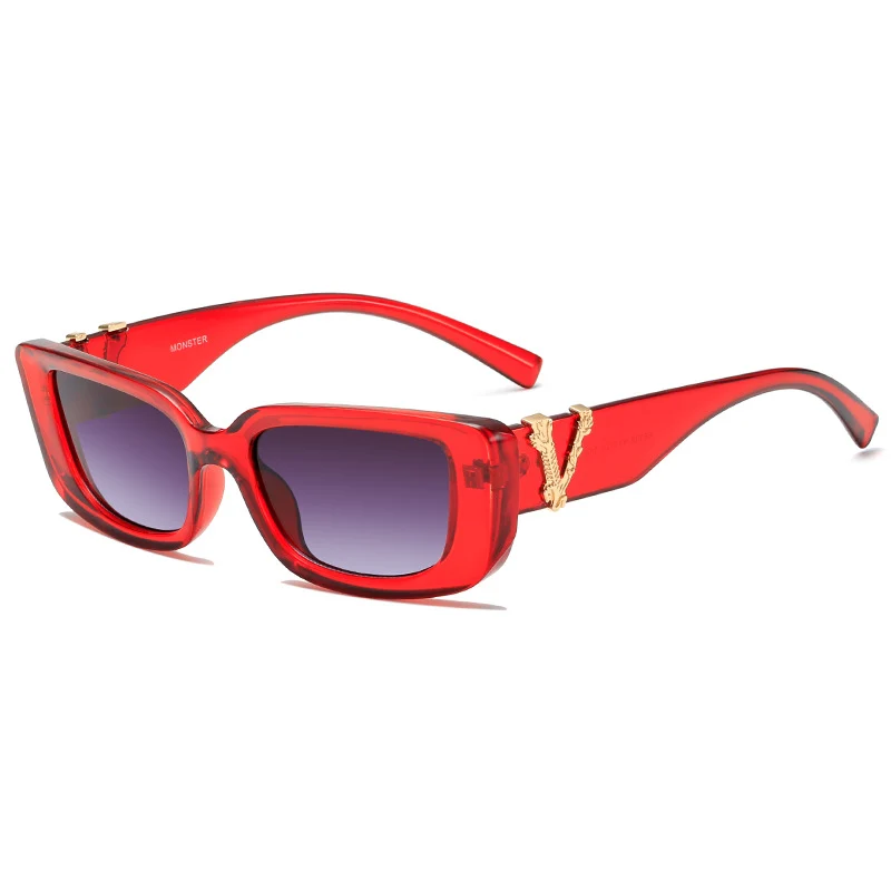 Damen-Sonnenbrille mit luxuriösem Schildpatt-Design und Goldakzenten Skanto
