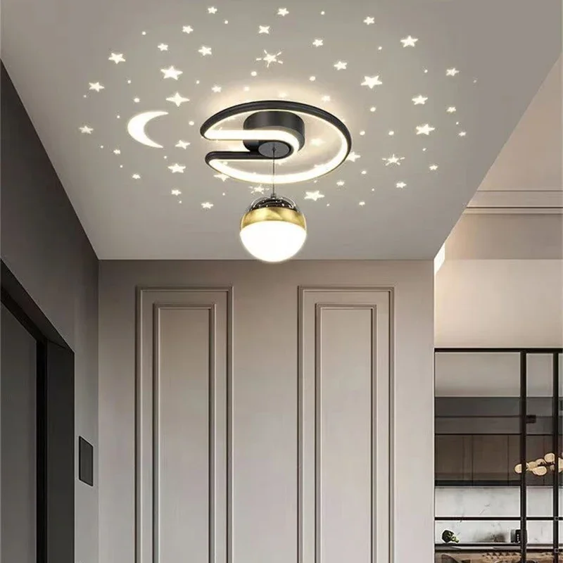 LED-Sternenhimmel-Deckenleuchte – Modernes Kristall-Kronleuchter-Design für Kinderzimmer und Wohnzimmer | Skanto