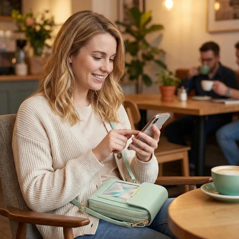 RFID-Diebstahlschutz-Handy-Geldbörse Skanto