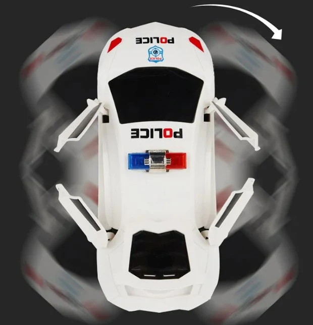 SpeedGlider – Dynamisches Polizeiauto mit Lichtern und Sound Skanto