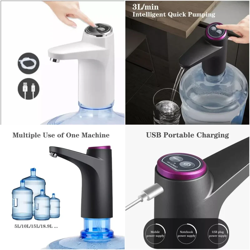 Skanto Auto Tragbare USB Kabellose Elektrische Wasserpumpen-Flaschenspender Skanto