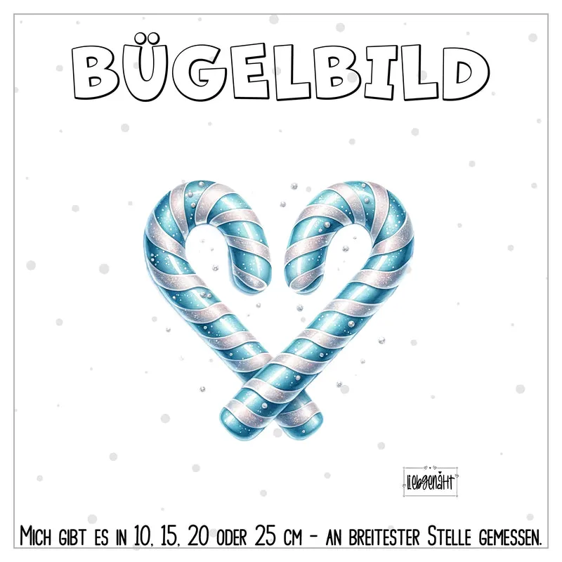 VORBESTELLUNG | BÜGELBILD | ZUCKERSTANGE