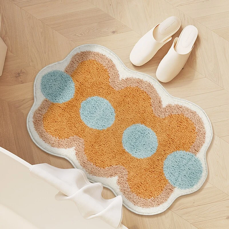 Geometrische Tufting-Badematte | Skanto
