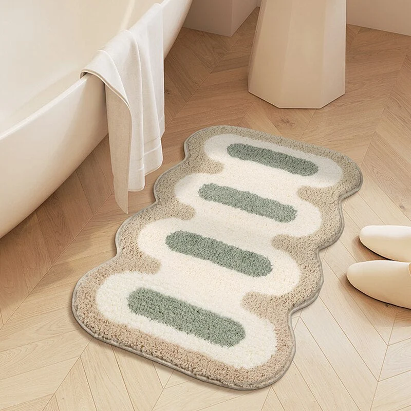 Geometrische Tufting-Badematte | Skanto
