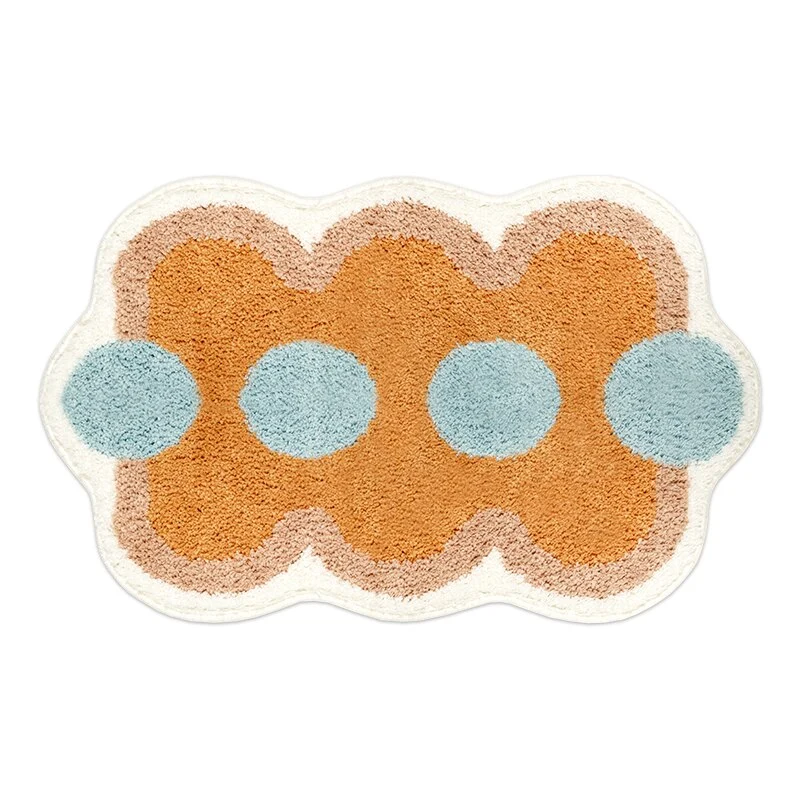 Geometrische Tufting-Badematte | Skanto