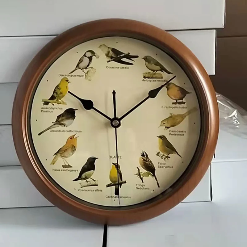 BirdSong Clock – 10-Zoll-Wanduhr für stilvolle Interieurs Skanto