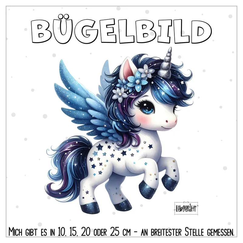 VORBESTELLUNG | BÜGELBILD | WINTER EINHORN