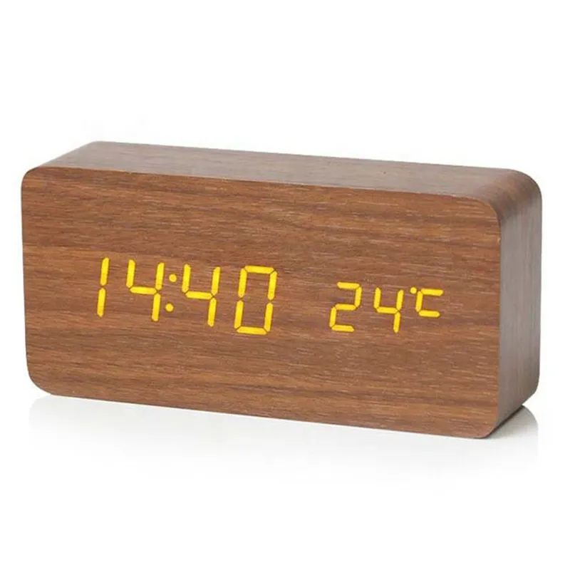 WoodTime – Digitale Holzuhr Skanto