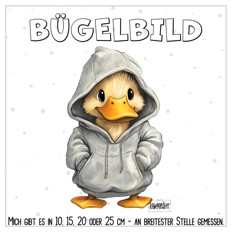VORBESTELLUNG | BÜGELBILD | COOLE ENTE