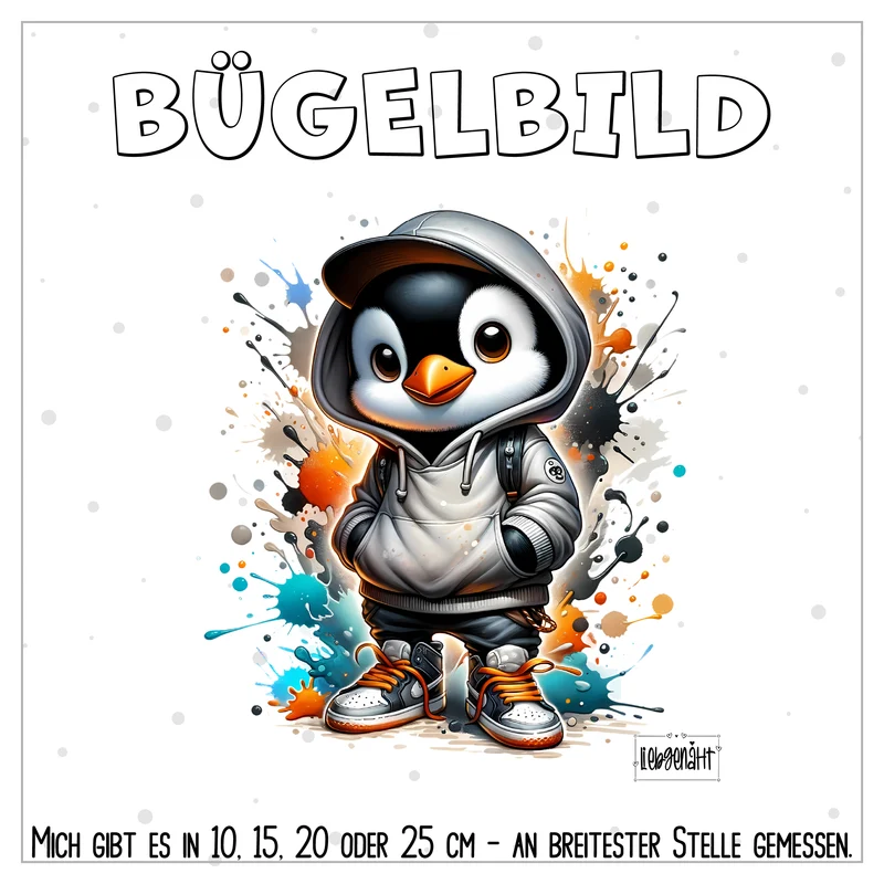 VORBESTELLUNG | BÜGELBILD | COOLER PINGUIN