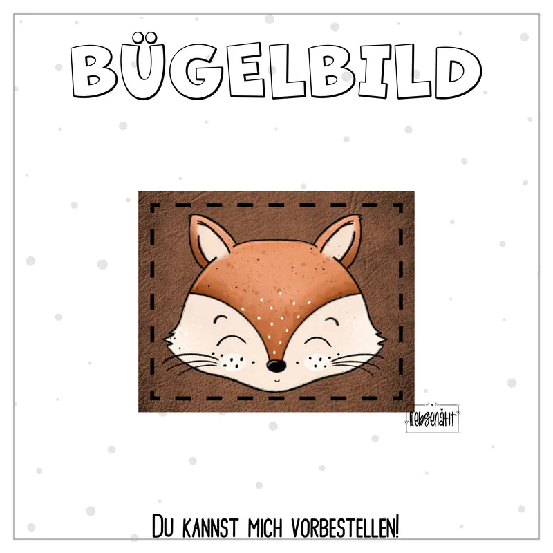 VORBESTELLUNG! Bügellabel - Katzengold - Fuchs
