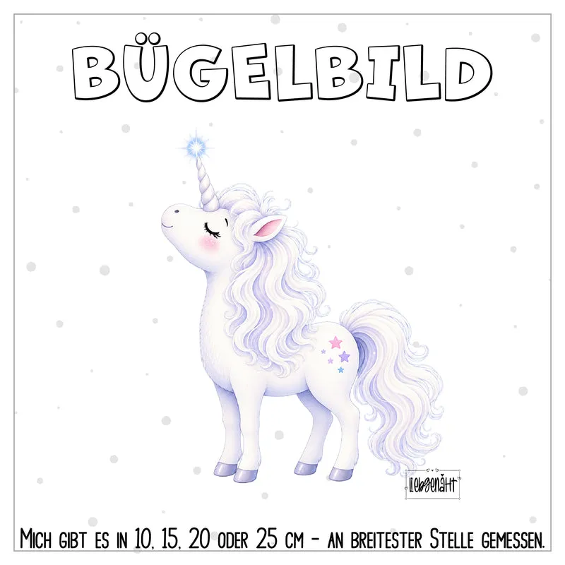 VORBESTELLUNG | BÜGELBILD | EINHORN