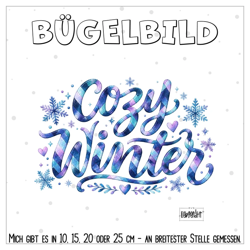 VORBESTELLUNG | BÜGELBILD | COZY WINTER