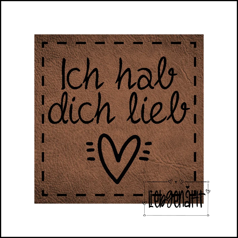 VORBESTELLUNG! Label ich hab dich lieb