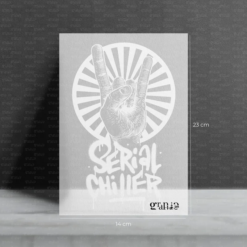 Bügelbild Serial Chiller