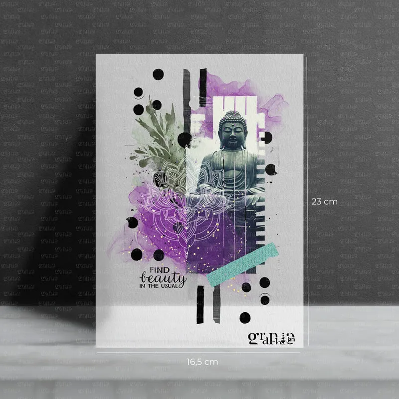 Bügelbild Buddha – Find Beauty in the Usual | Graphic Jam