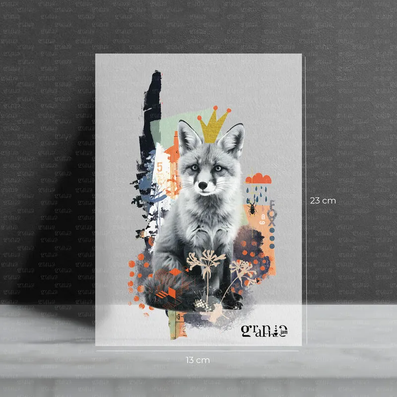Bügelbild Collage - Wer ist der Fuchs