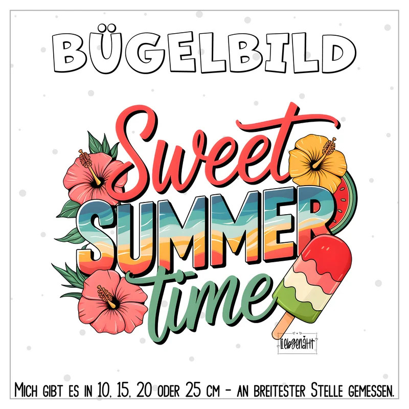 VORBESTELLUNG | BÜGELBILD | SWEET SUMMER TIME