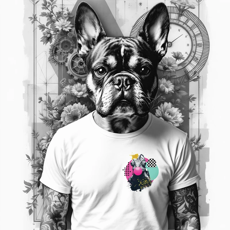 Bügelbild Set – Pop Art Chameleon | Statement Set