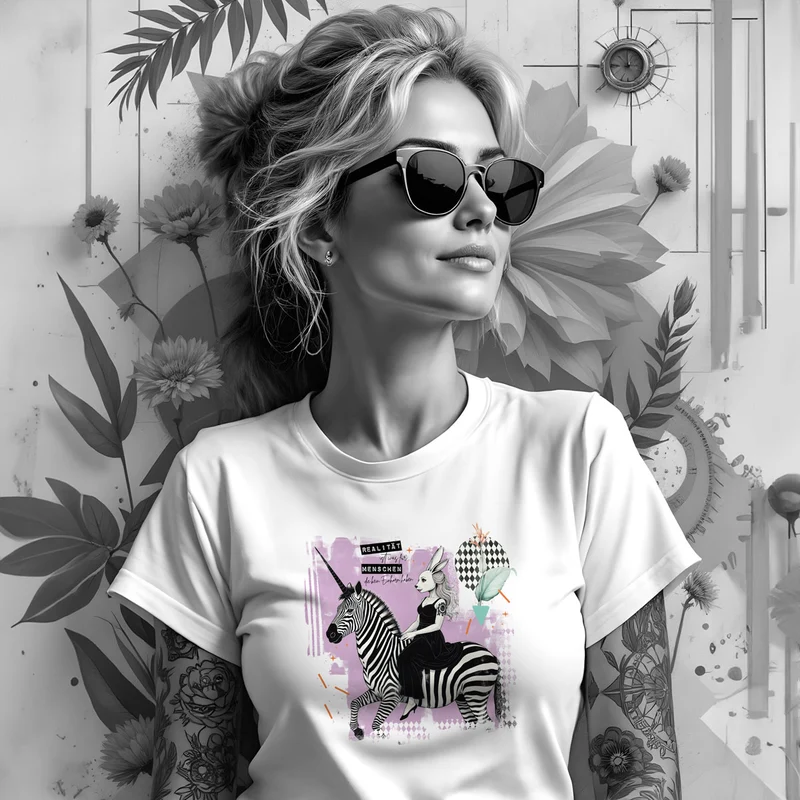 Bügelbild Realitätshorn - Einhorn für Erwachsene