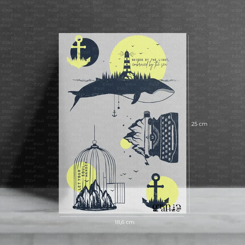 Bügelbild Set – Guided by Nature | Statement Set