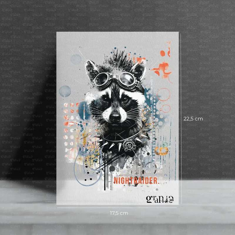 Bügelbild Night Raider | Steampunk Animals