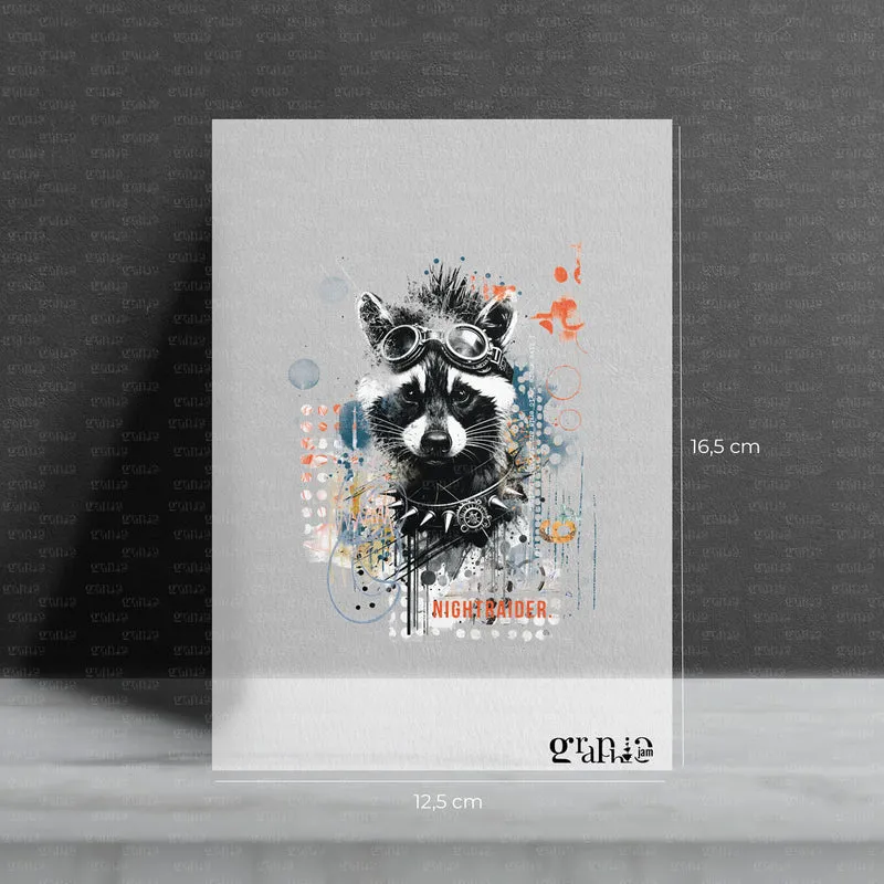 Bügelbild Night Raider | Steampunk Animals