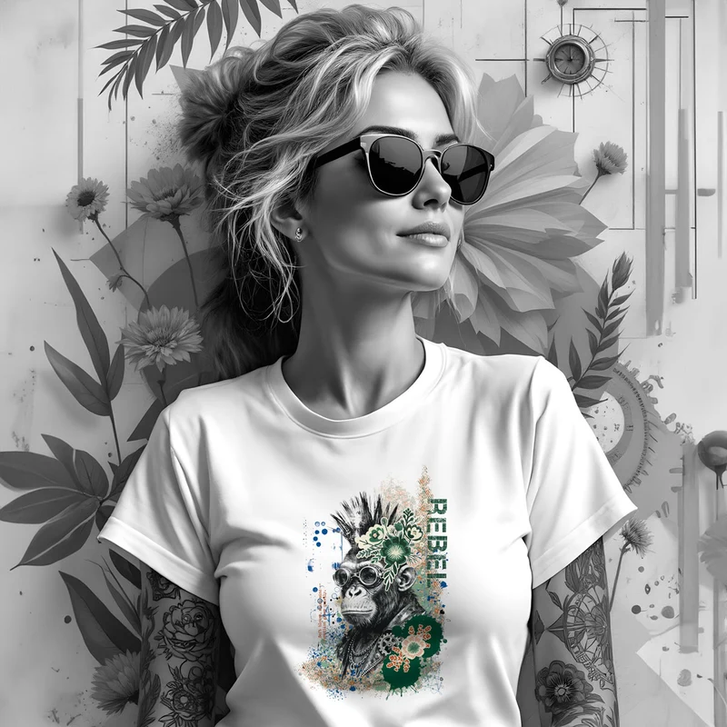 Bügelbild Rebel Blooms | Steampunk Animals