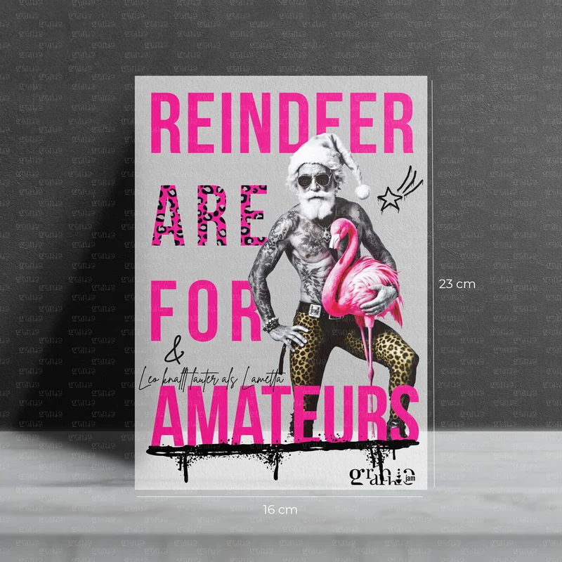 Bügelbild Reindeer amateurs | X-Mas Special