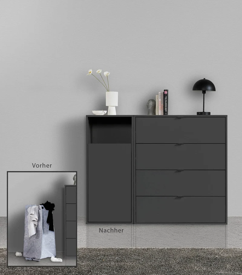 Wäscheschrank 'Der Wäschehüter'