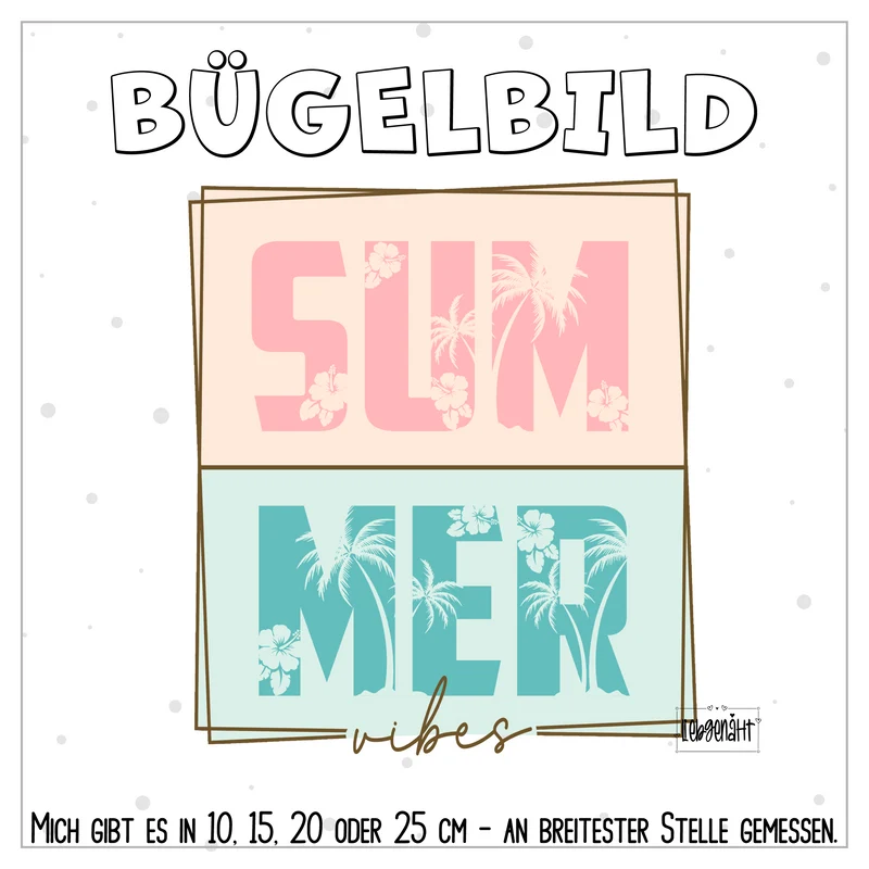 VORBESTELLUNG | BÜGELBILD | RETRO STATEMENT 5