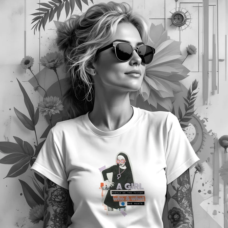 Bügelbild A Girl - be what you want!